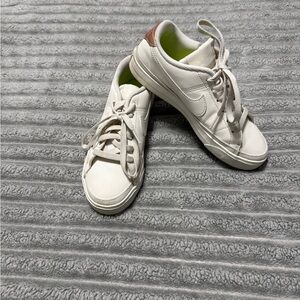 Nike White and Brown Sneakers